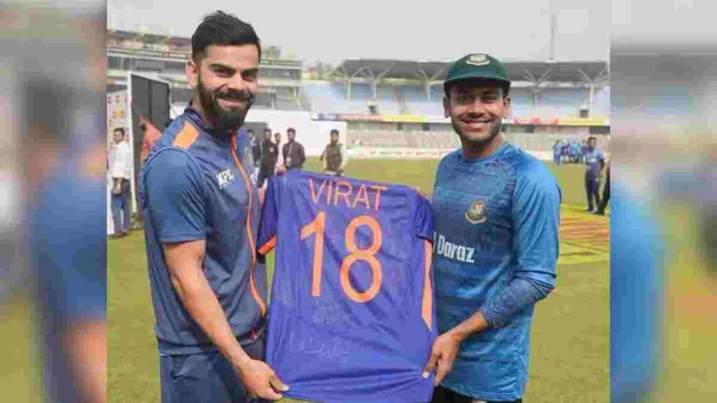 Virat Kohli gave a memorable gift to Mehndi Hasan Meeraj