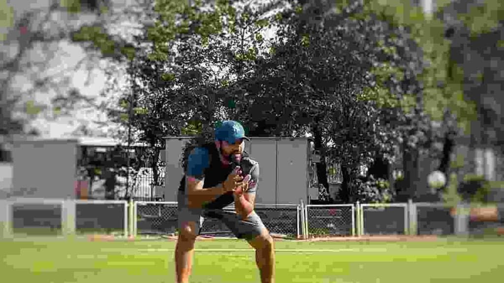 Rohit Sharma shared a picture while practicing