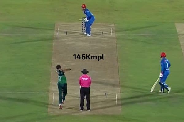 PAK vs AFG 2023: Haris Rauf’s Thundering 146kmph Delivery Dismisses Rashid Khan in a Spectacular Showdown