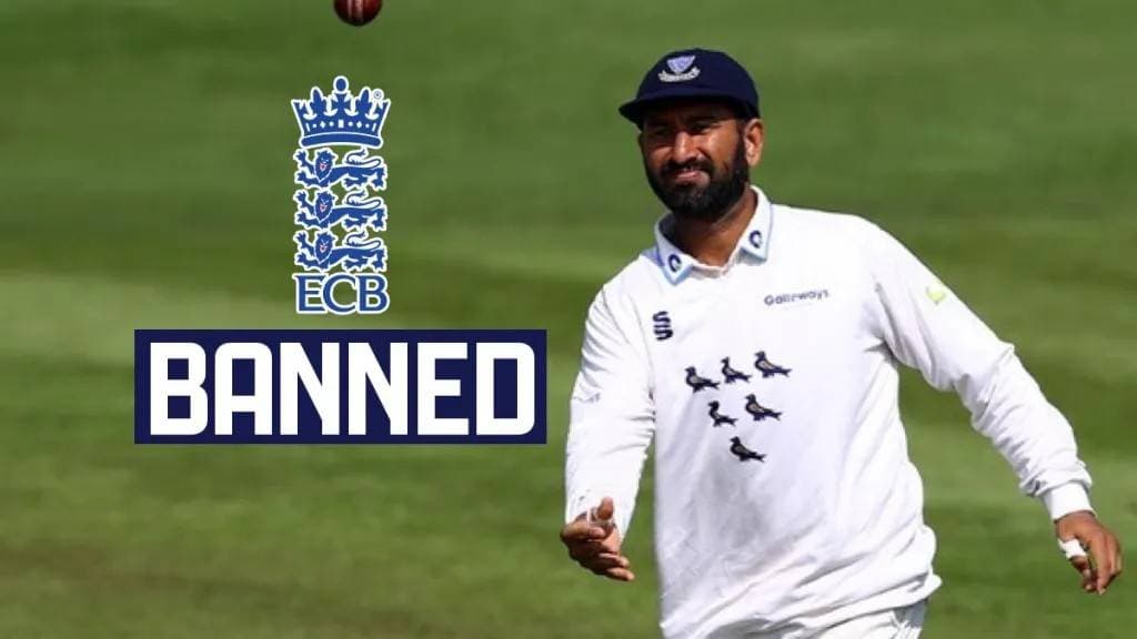 ECB Penalizes Sussex Cricket Club: Cheteshwar Pujara Suspended