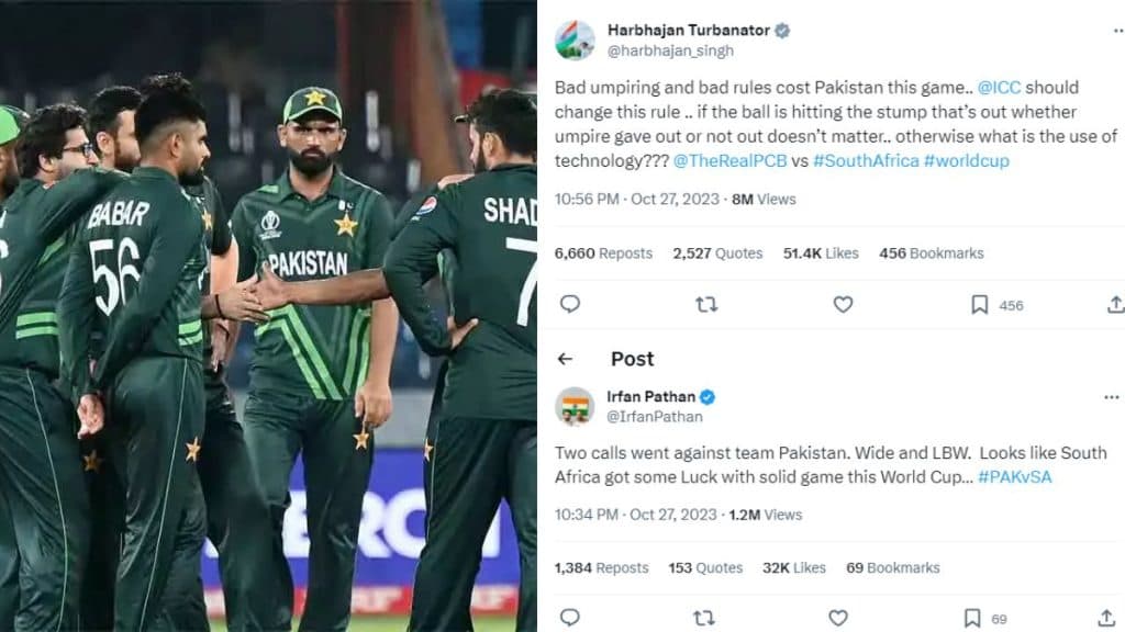 Harbhajan Singh and Irfan Pathan Speak Out Against Controversial Umpiring in Support of Pakistan