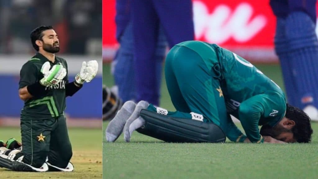 Pakistani Cricketer Mohammad Rizwan Faces Controversy: Prayer at the Crease Sparks Complaint to ICC