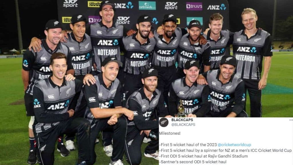 “New Zealand’s Dominant Victory Over Netherlands in World Cup: Santner’s Spin Shines Again”