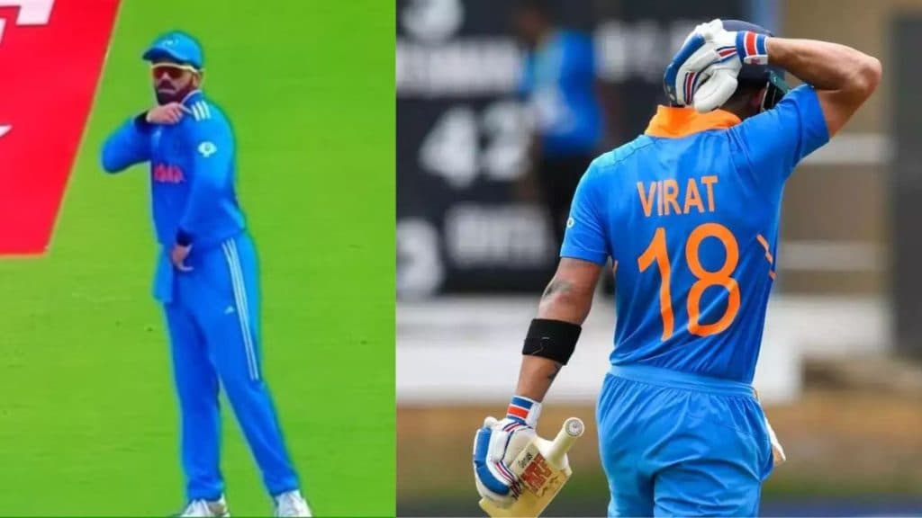 Virat Kohli’s Jersey Mishap During National Anthem at IND vs. PAK Match