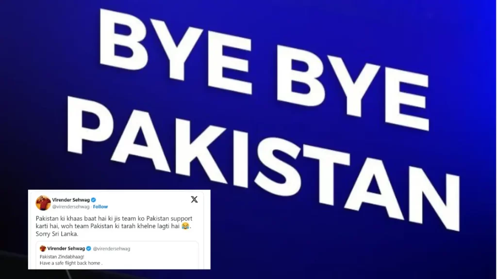 ICC CWC 2023: Virender Sehwag mocked Pakistan and also beat Sri Lanka