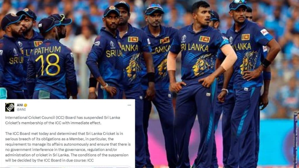 Sri Lanka Cricket Board Membership Suspended: Exclusion from ICC Tournaments