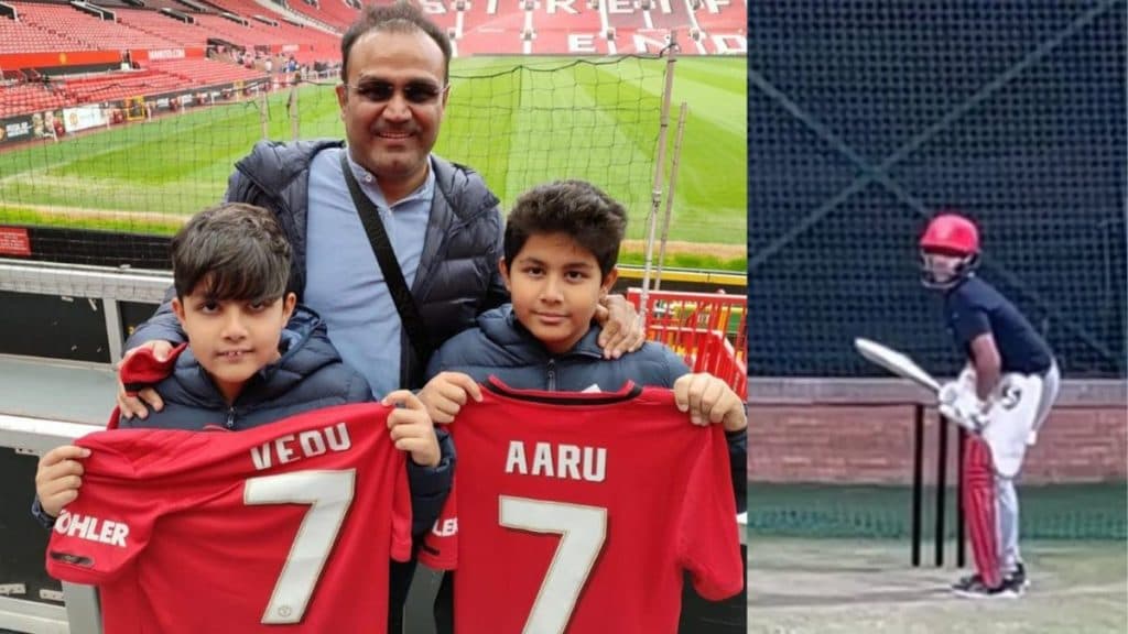 Aryaveer Sehwag’s Viral Video: Boundary Kickstarts Innings in Style!