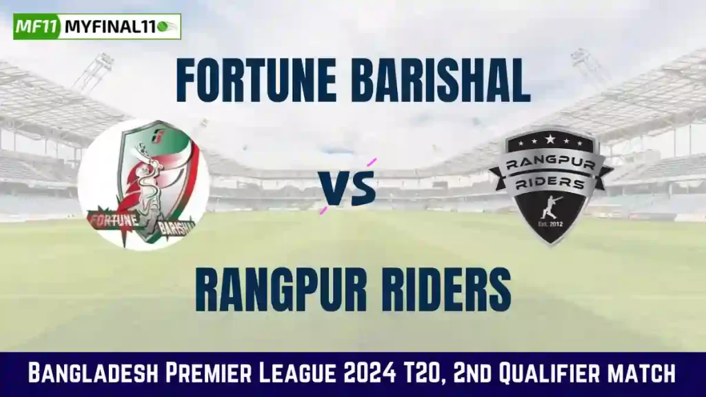 FBA vs RAN Dream11 Prediction, Fortune Barisal vs Rangpur Riders Dream11 Team Prediction, Qualifier 2 Match, Bangladesh Premier League, 2024