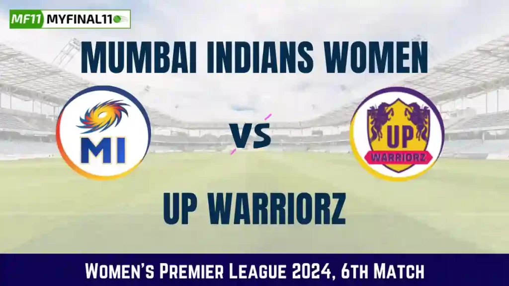 MI-W vs UP-W Live Score, Mumbai Indians Women vs UP Warriorz Live Cricket Score, 6th Match, Women’s Premier League 2024