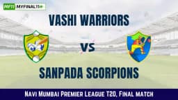 VAW vs SAS Dream11 Prediction & Player Stats, Vashi Warriors vs Sanpada Scorpions: Final Match, Navi Mumbai Premier League T20 2024