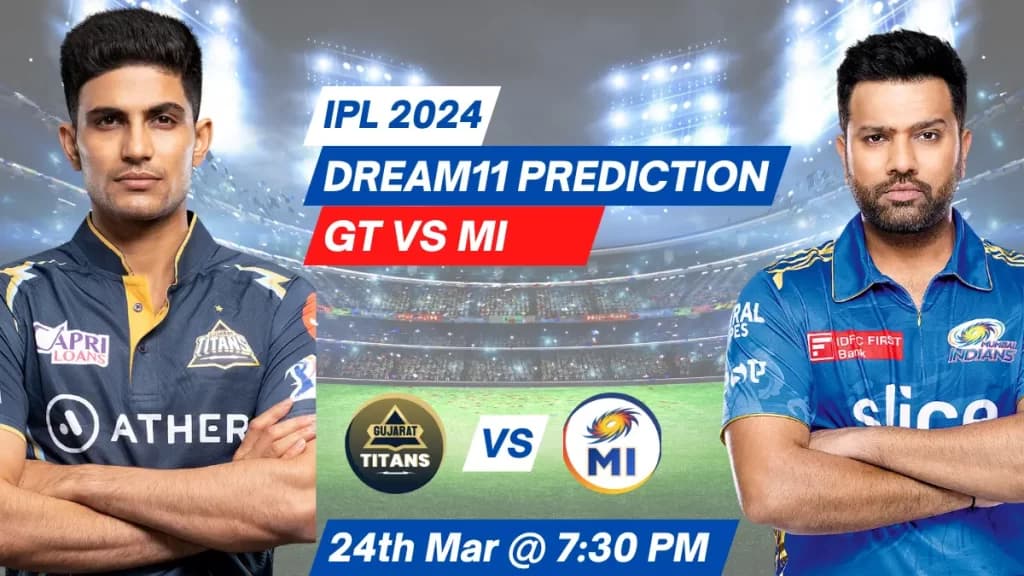 GT vs MI Dream11 Prediction, Pitch Report, Playing 11: IPL 2024, Match 5