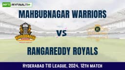 MBW vs RRR Dream11 Prediction & Player Stats, Mahbubnagar Warriors vs Rangareddy Royals 12th Match, Hyderabad T10 League 2024