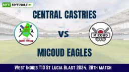 CCMH vs ME Dream11 Prediction, Central Castries vs Micoud Eagles Dream11 Team Prediction, 28th Match, St. Lucia T10 Blast, 2024