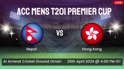 NEP vs HK Live Score, Nepal vs Hong Kong Live Cricket Score, 3rd/4th Place Playoff, ACC Mens T20I Premier Cup 2024