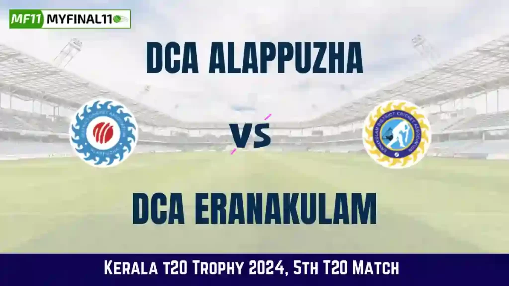 APH vs ERL Live Score, DCA Alappuzha vs DCA Eranakulam Live Cricket Score, 5th Match, Kerala T20 Trophy, 2024