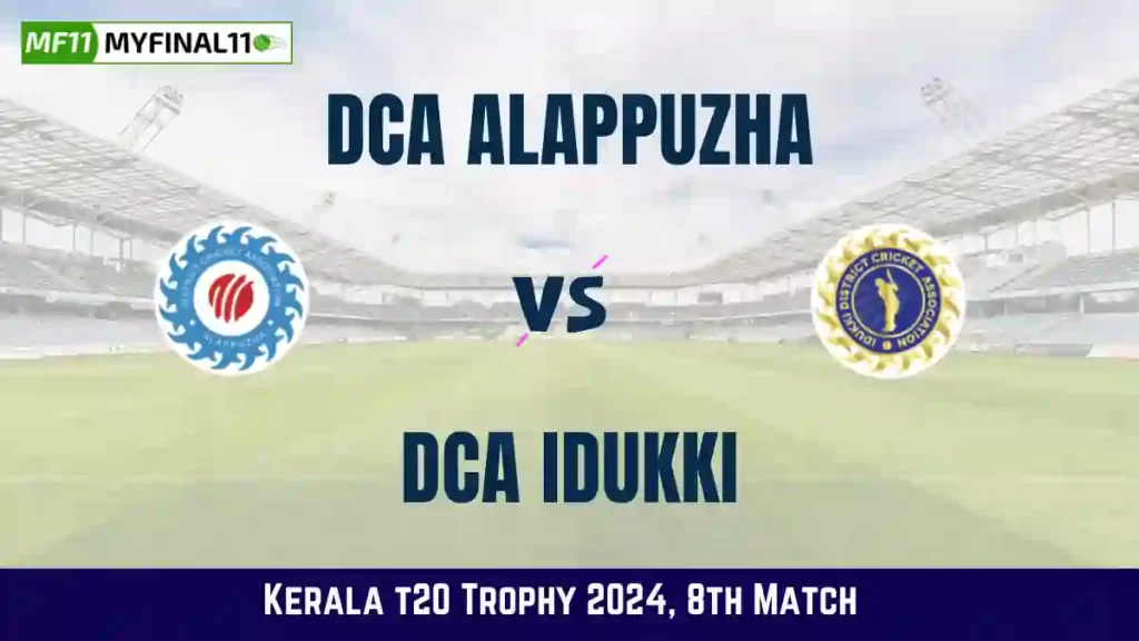APH vs IDK Dream11 Prediction & Player Stats, 8th Match, Kerala T20 Trophy, 2024
