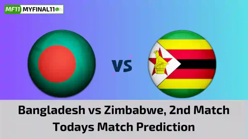 BAN vs ZIM Today Match Prediction, 2nd T20I Match: Bangladesh vs Zimbabwe Who Will Win Today Match?