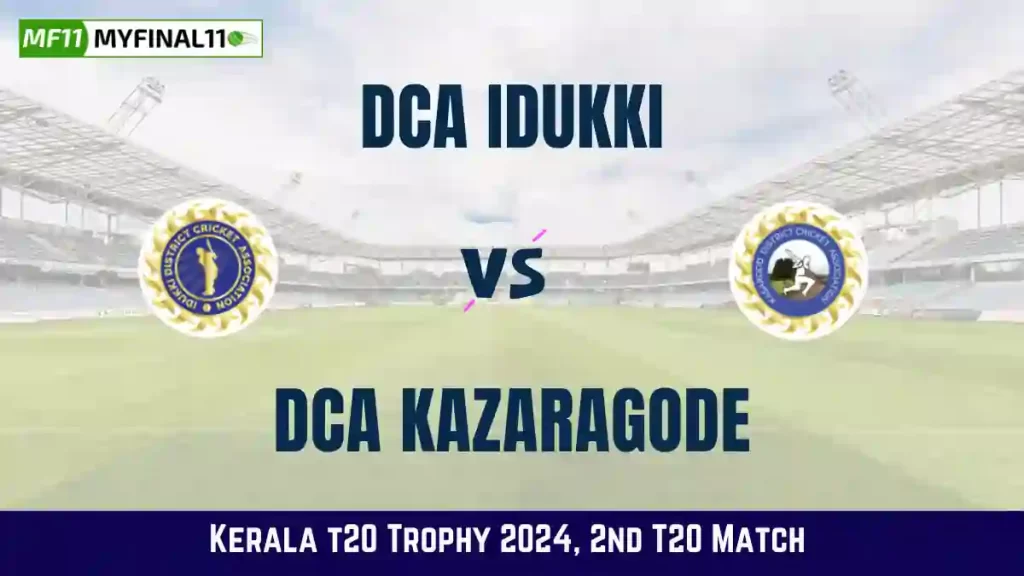 IDK vs KAG Dream11 Prediction & Player Stats, 2nd Match, Kerala T20 Trophy, 2024