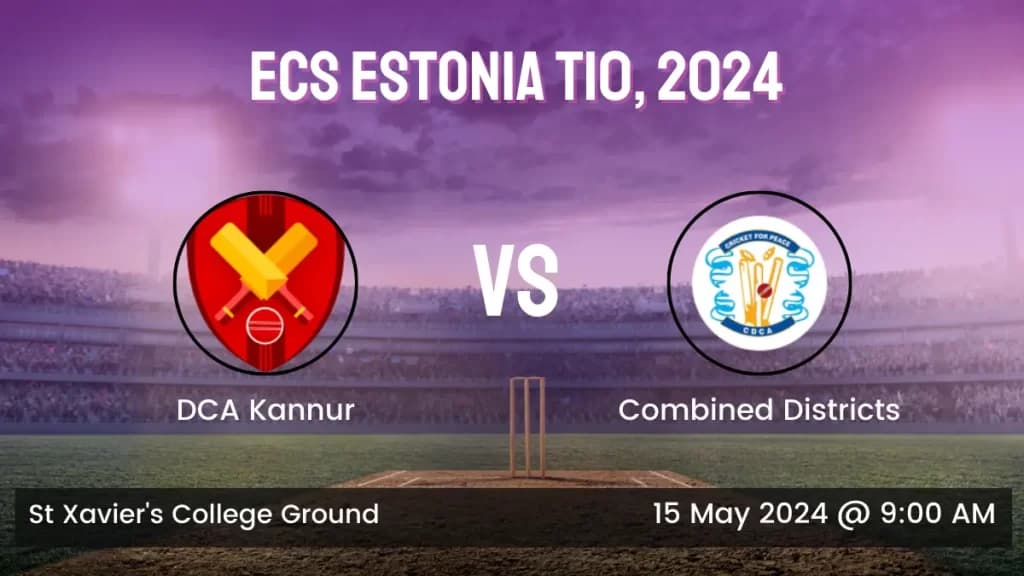 KAN vs CDS Dream11 Prediction, Dream11 Team, Pitch Report & Player Stats, 17th T20 Match, Kerala T20 Trophy, 2024