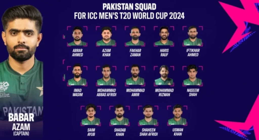 T20 World Cup 2024: Pakistan team announced for T20 World Cup, star all-rounder out, Aamir-Wasim in the team