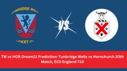 TW vs HOR Dream11 Prediction: Tunbridge Wells vs Hornchurch 20th Match, ECS England T10
