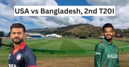 USA vs BAN Live Score, United States of America vs Bangladesh Live Cricket Score, 2nd T20I Match, Bangladesh tour of United States of America, 2024