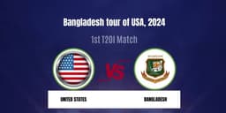 USA vs BAN Live Score, United States of America vs Bangladesh Live Cricket Score, 1st T20 Match, Bangladesh tour of United States of America, 2024