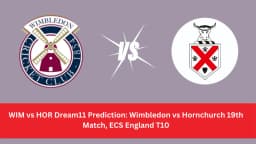 WIM vs HOR Dream11 Prediction: Wimbledon vs Hornchurch 19th Match, ECS England T10