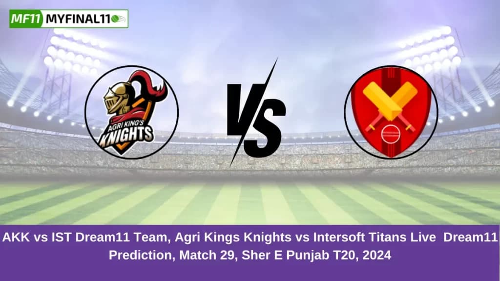 AKK vs IST Dream11 Prediction, Fantasy Cricket Tips, Pitch Report, Player Stats, 29th Match, Sher E Punjab T20 Cup 2024