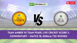 AMB vs PEA Live Score, Kerala T20 Womens Live 2024, Team Amber vs Team Pearl Live Cricket Score & Commentary – Match 18
