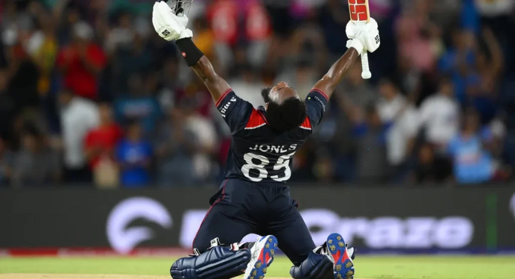 Aaron Jones: 76 runs in 14 balls, USA batsman’s storm, alarm bells for Pakistan