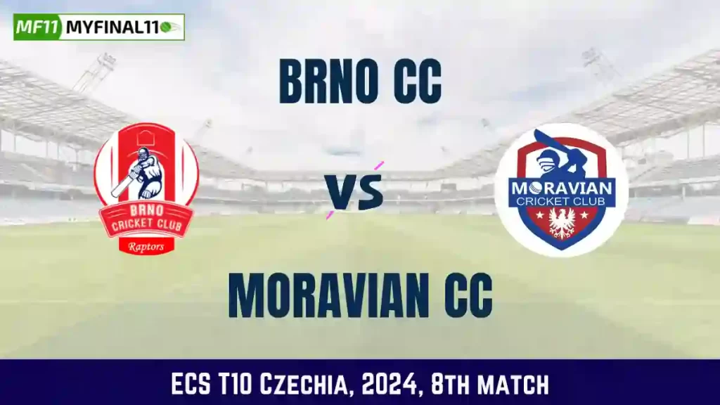 BRN vs MCC Dream11 Prediction, Pitch Report, and Player Stats, 8th Match, ECS T10 Czechia, 2024