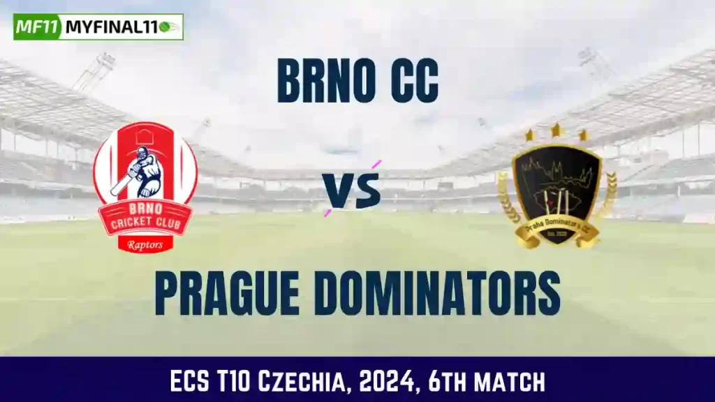 BRN vs PRD Dream11 Prediction, Pitch Report, and Player Stats, 6th Match, ECS T10 Czechia, 2024