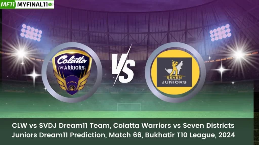 CLW vs SVDJ Dream11 Prediction, Dream11 Team, Player Stats, 66th Match, UAE T10 Bukhatir League 2024