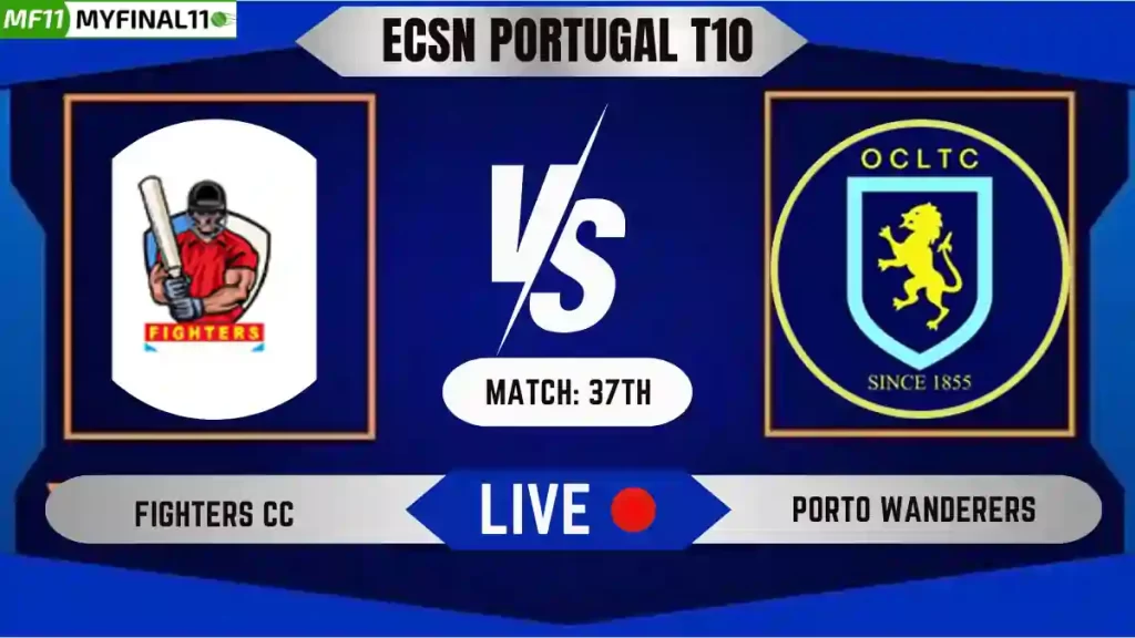 FIG vs POR Live Score, ECSN Portugal T10 2024, Fighters CC vs Porto Wanderers Live Cricket Score & Commentary – Match 37