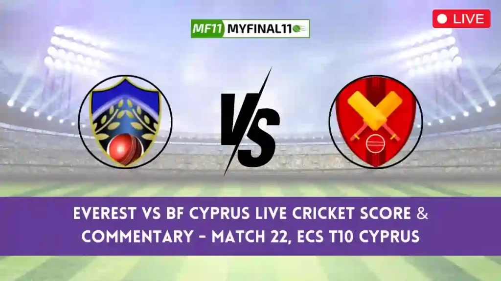 NFCC vs BFC Live Cricket Score & Commentary – Match 23, ECS T10 Cyprus 2024