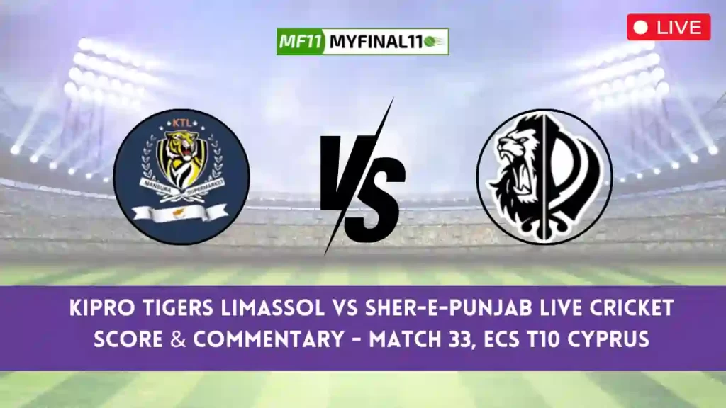 KTL vs SEP Live Cricket Score & Commentary – Match 33, ECS T10 Cyprus 2024