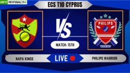 NKG vs PLP Live Score, ECS T10 Cyprus 2024, Napa Kings vs Philips Warrior Live Cricket Score & Commentary – 15th Match