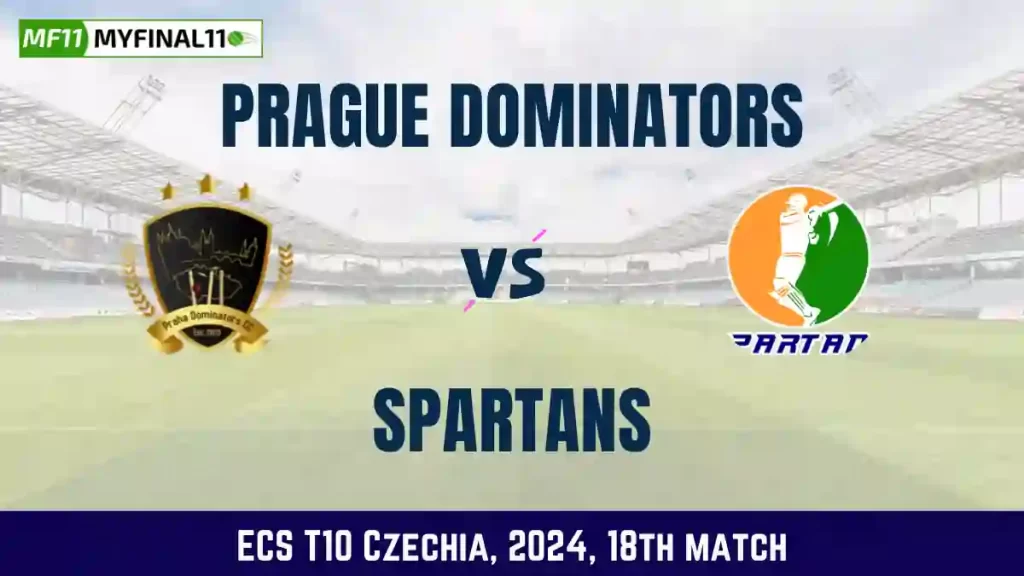 PRD vs SPT Dream11 Prediction, Pitch Report, and Player Stats, 18th Match, ECS T10 Czechia, 2024