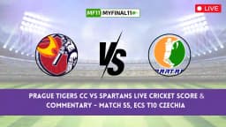 PRT vs SPT Live Score, Scorecard, Prague Tigers CC vs Spartans Live Cricket Score – Match 55, ECS T10 Czechia 2024
