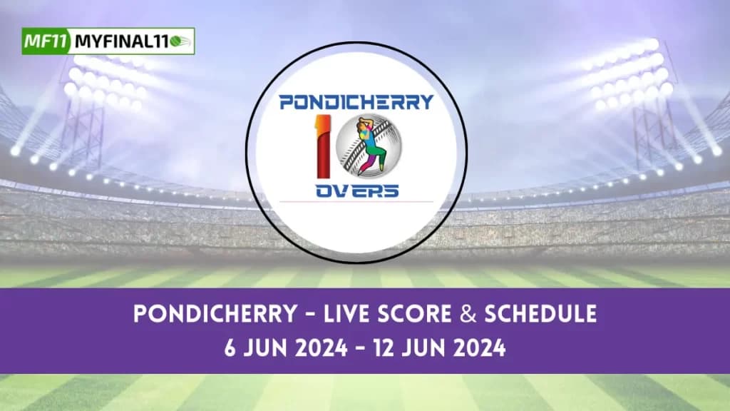Pondicherry T10 Women Live Score, Matches, scorecard, results, points table 20240
