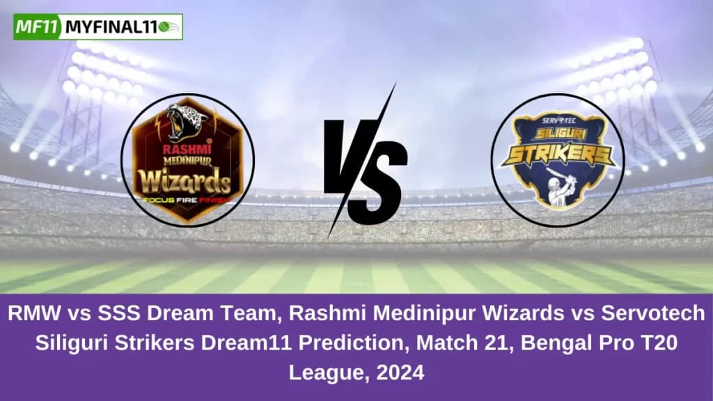 RMW vs SSS Dream11 Prediction, Fantasy Cricket Tips, Pitch Report, Player Stats, 21st Match, Bengal Pro T20 League 2024