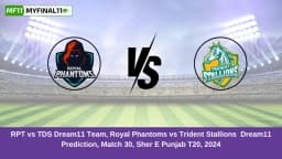 RPT vs TDS Dream11 Prediction, Fantasy Cricket Tips, Pitch Report, Player Stats, 30th Match, Sher E Punjab T20 Cup 2024