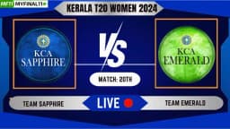 SAP vs EME Live Score, Kerala T20 Womens Live 2024, Team Sapphire vs Team Emerald Live Cricket Score & Commentary – Match 20th
