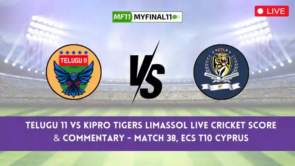 TEL vs KTL Live Cricket Score & Commentary – Match 38, ECS T10 Cyprus 2024