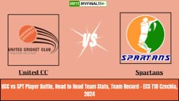 UCC vs SPT Player Battle, Head to Head Team Stats, Team Record – ECS T10 Czechia, 2024