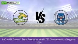 AAC vs IAC Dream11 Prediction Today Match, Pitch Report, and Player Stats, World Championship of Legends, 2024, 2nd Semi Final Match