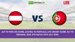 AUT vs POR Live Score, Scorecard, Austria vs Portugal – Match 6, ECI T10 Romania, 2024