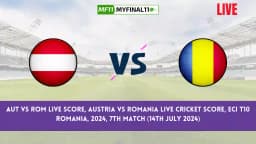 AUT vs ROM Live Score, Scorecard, Austria vs Romania – Match 7, ECI T10 Romania, 2024