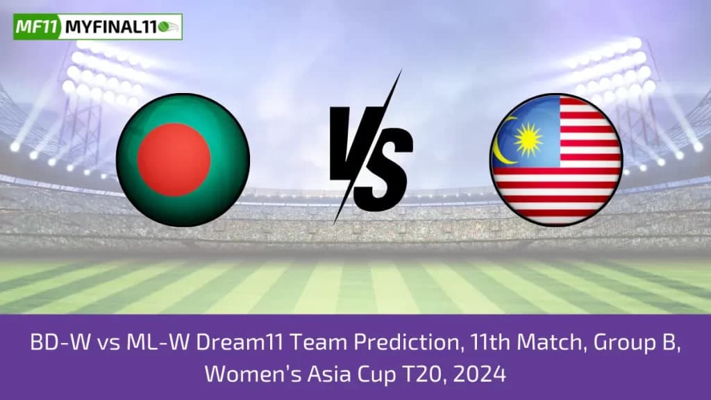 Women Asia Cup 2024: BD-W vs ML-W Dream11 Prediction, Expert Fantasy Guide, Player Battle/Stats, Pitch Report By MyFinal11